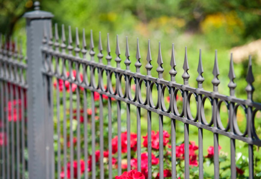 Wrought Iron Fence Ideas