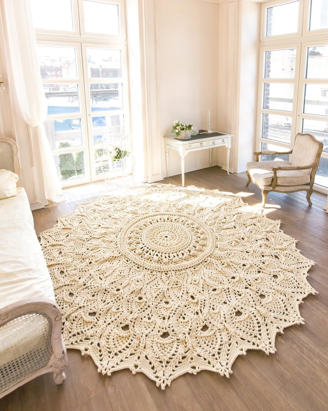 Crochet Rug in the Interior