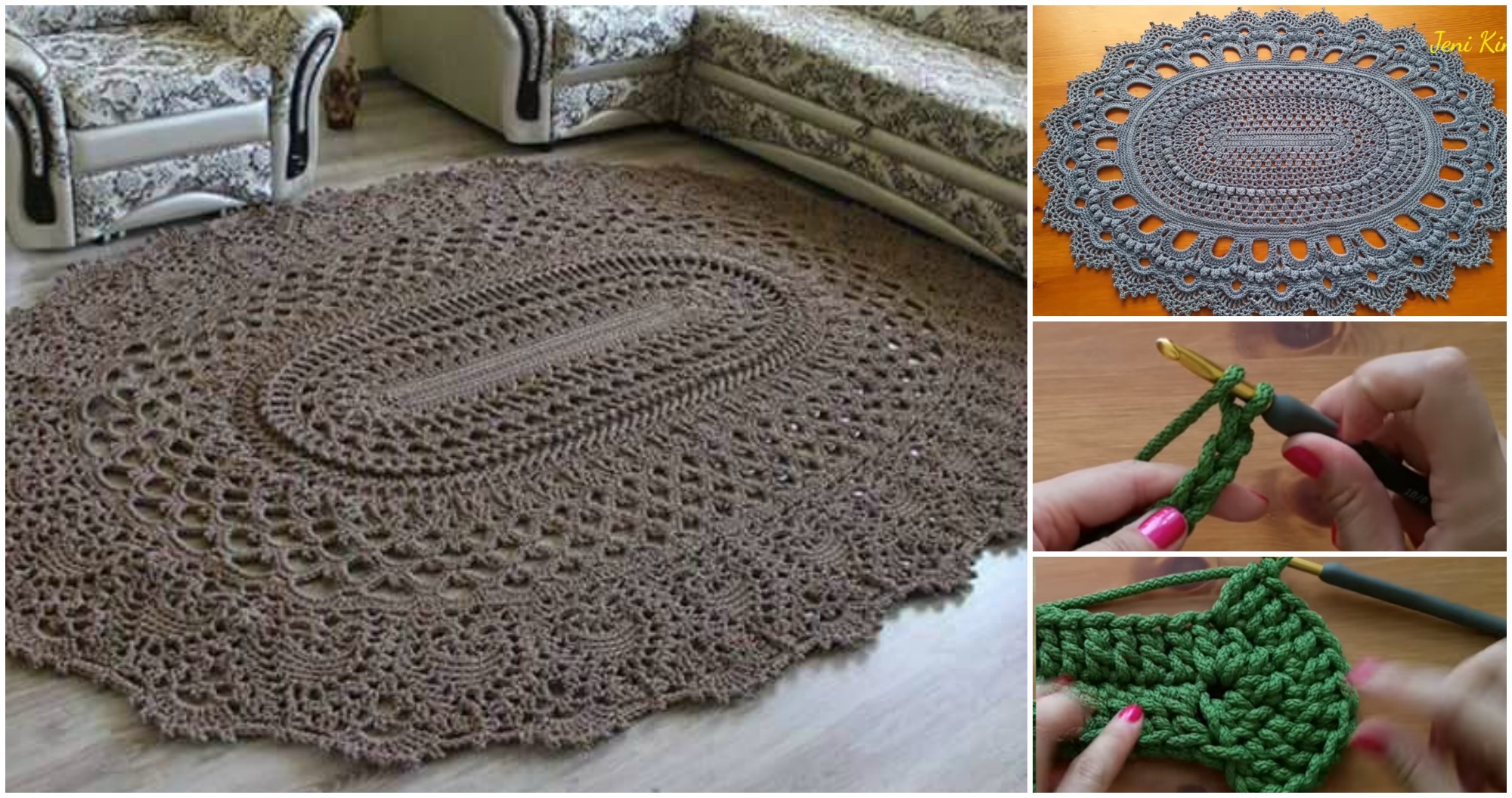 How to Make Crochet Rug