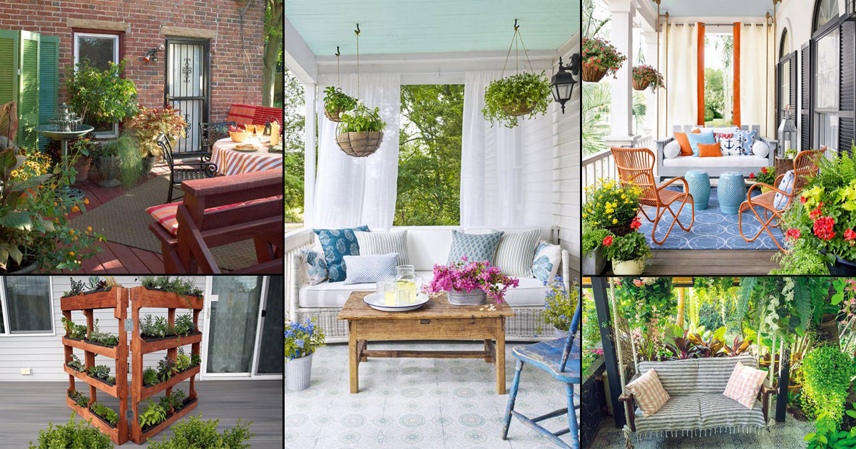 10 Diffe Porch Decorating Ideas To Make It More Comfortable Go Get Yourself - How Can I Decorate My Patio Without Plants