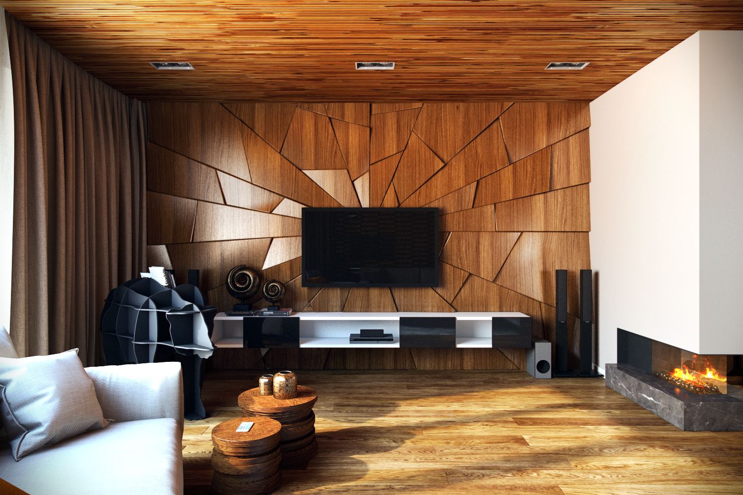 Wood Panels in the Interior Design