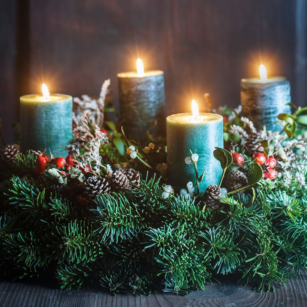 Advent Wreath Candles