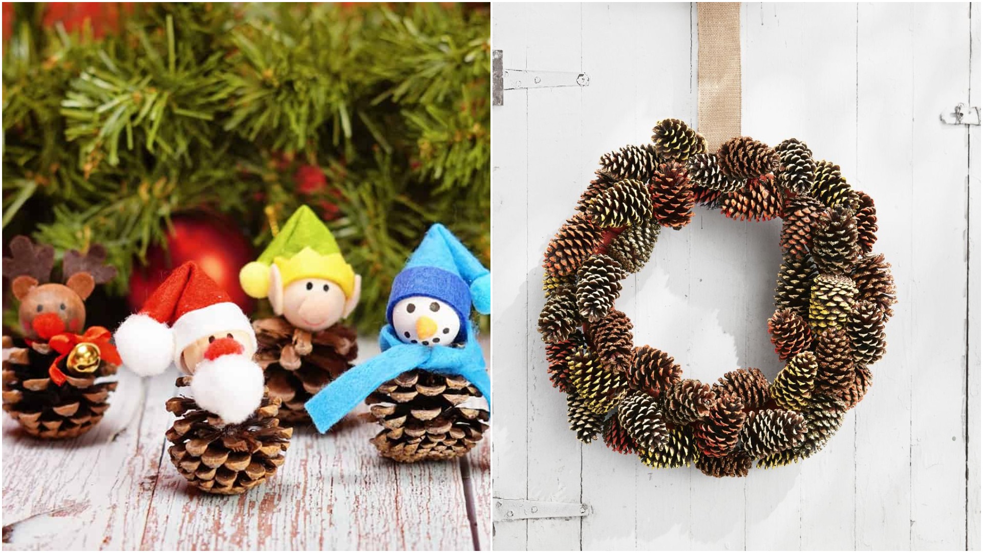 Christmas Decoration Ideas with Pine Cones