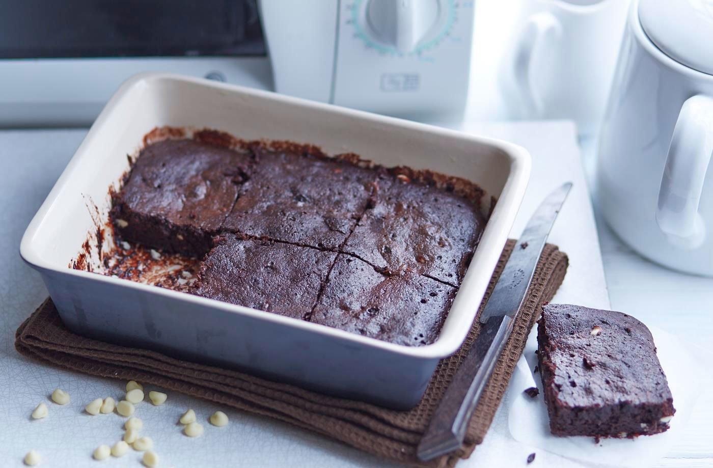 Step by Step Microwave Brownie