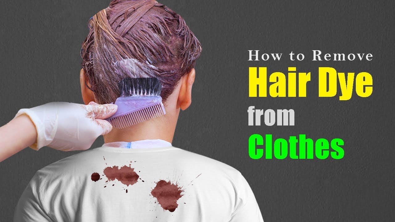 How to Remove Hair Dye Stains