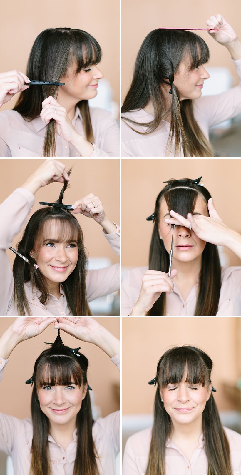 How to Cut Your Bangs at Home