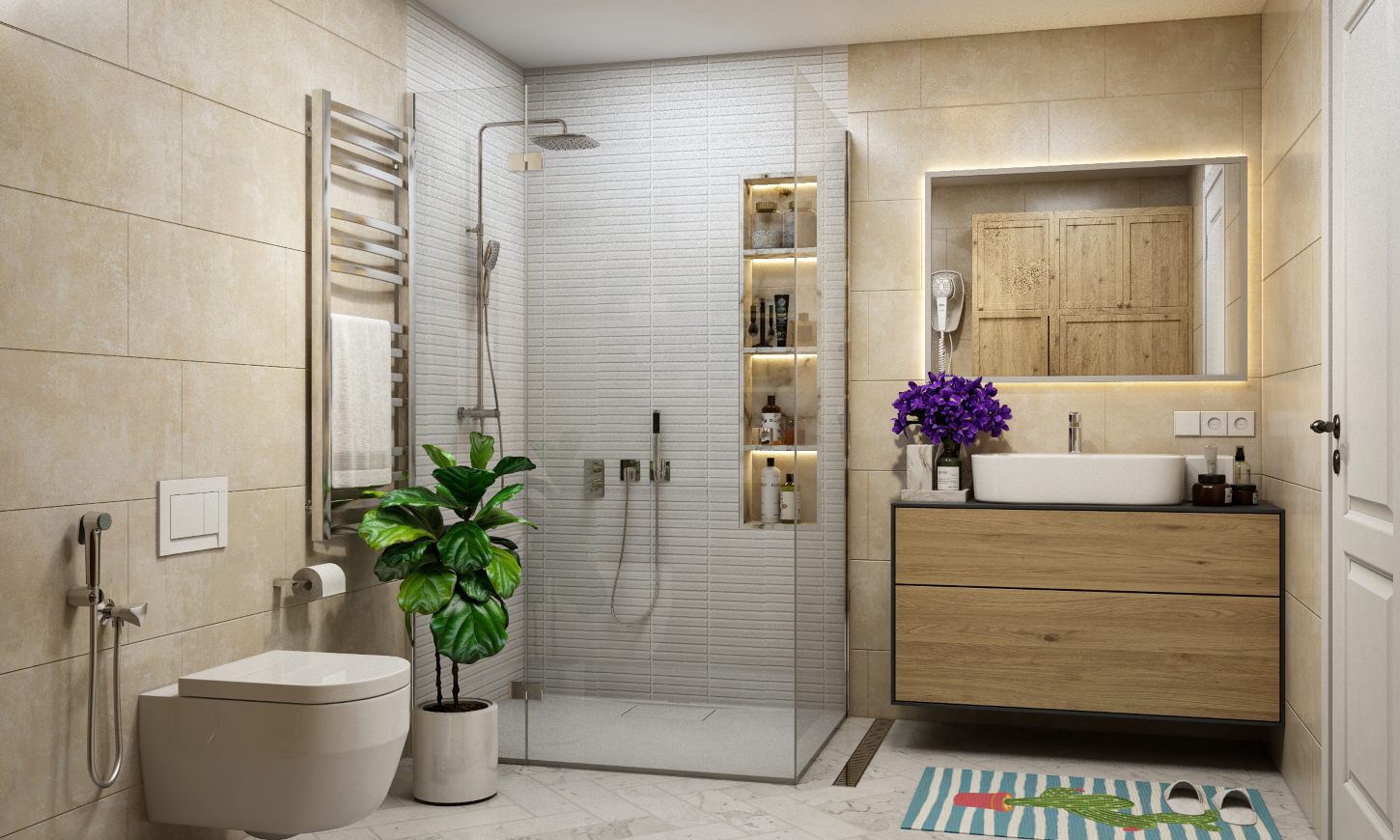 Bathroom Shower Area Ideas