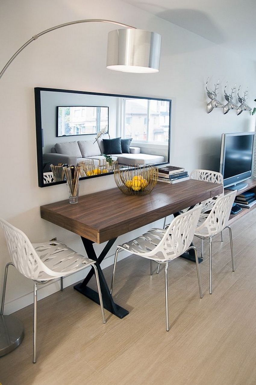 Dining Room in a Small Living Room