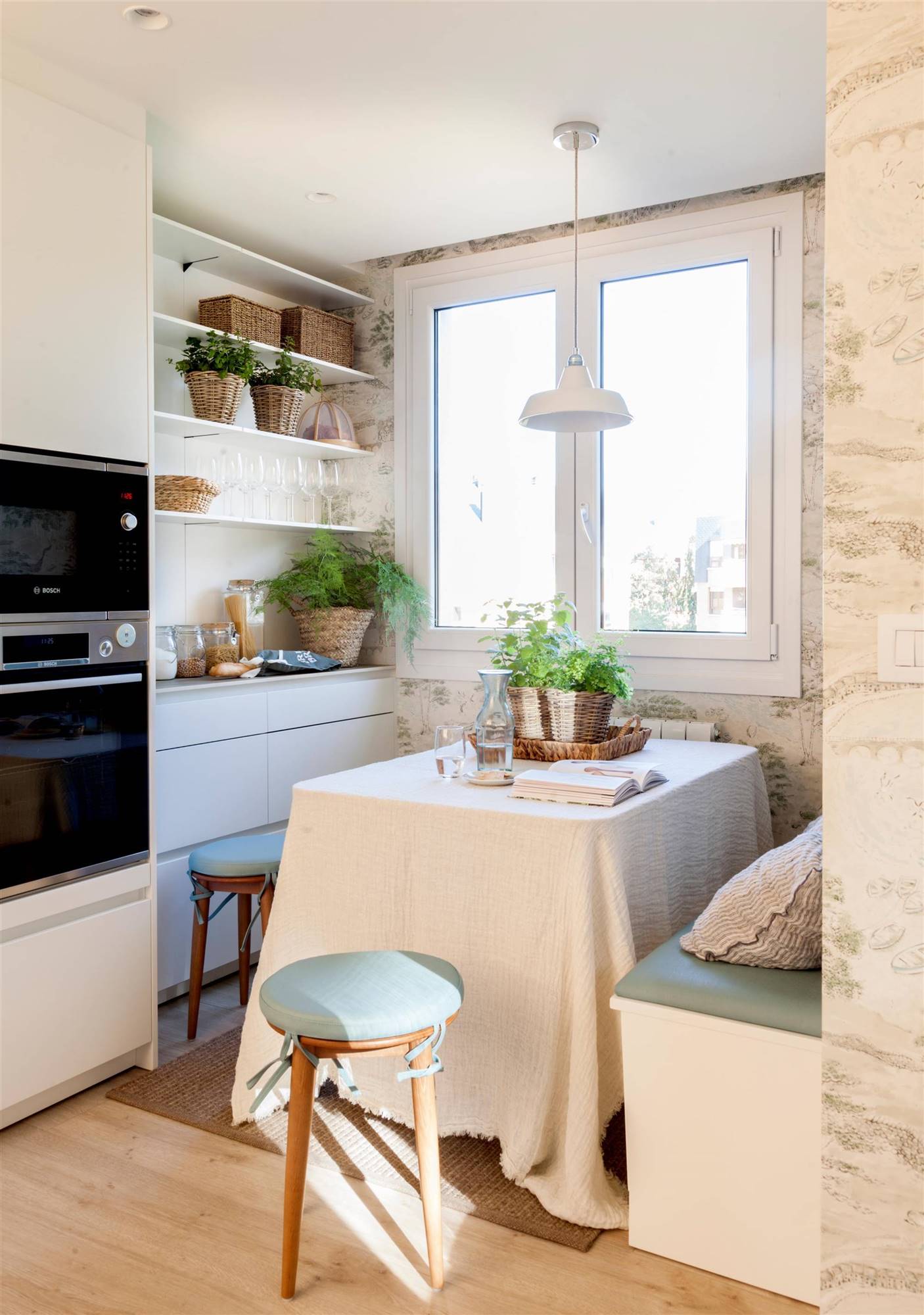 Dining Room in a Small Living Room