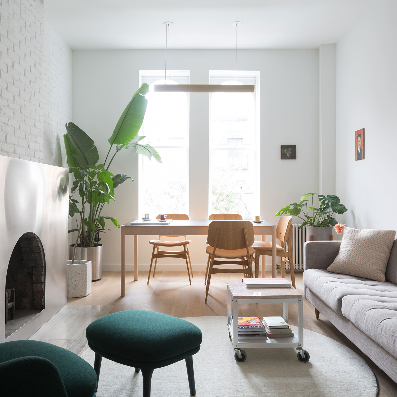 Dining Room in a Small Living Room