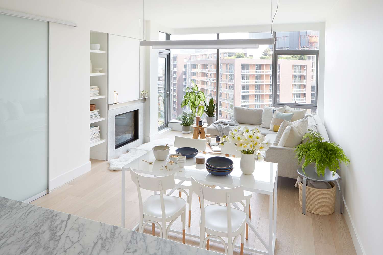 Dining Room in a Small Living Room