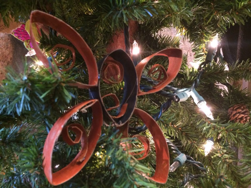 Christmas Ornaments with Toilet Paper