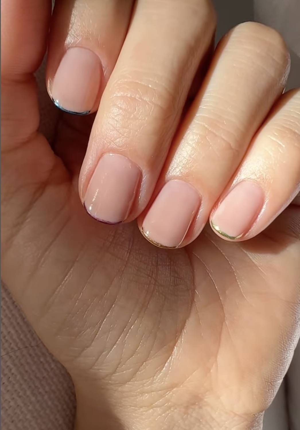 Christmas French Manicure
