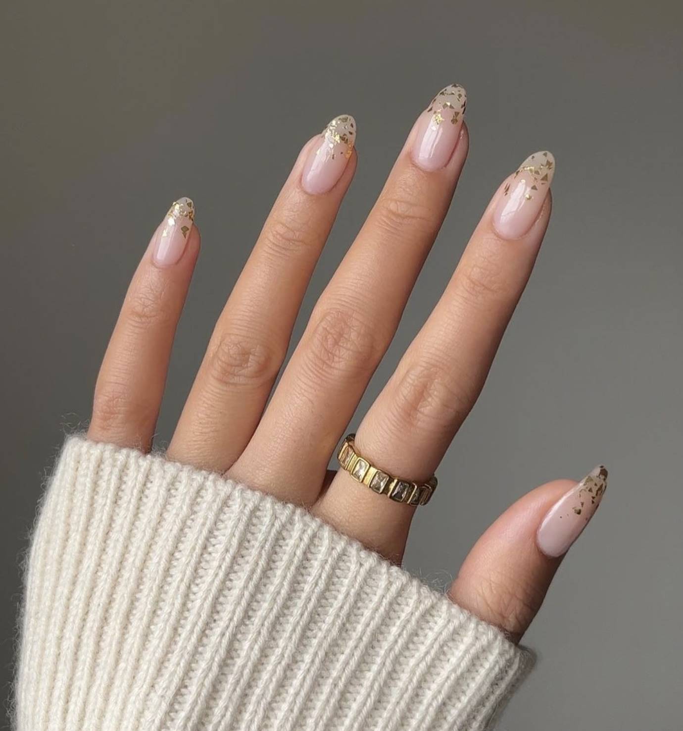 Christmas French Manicure