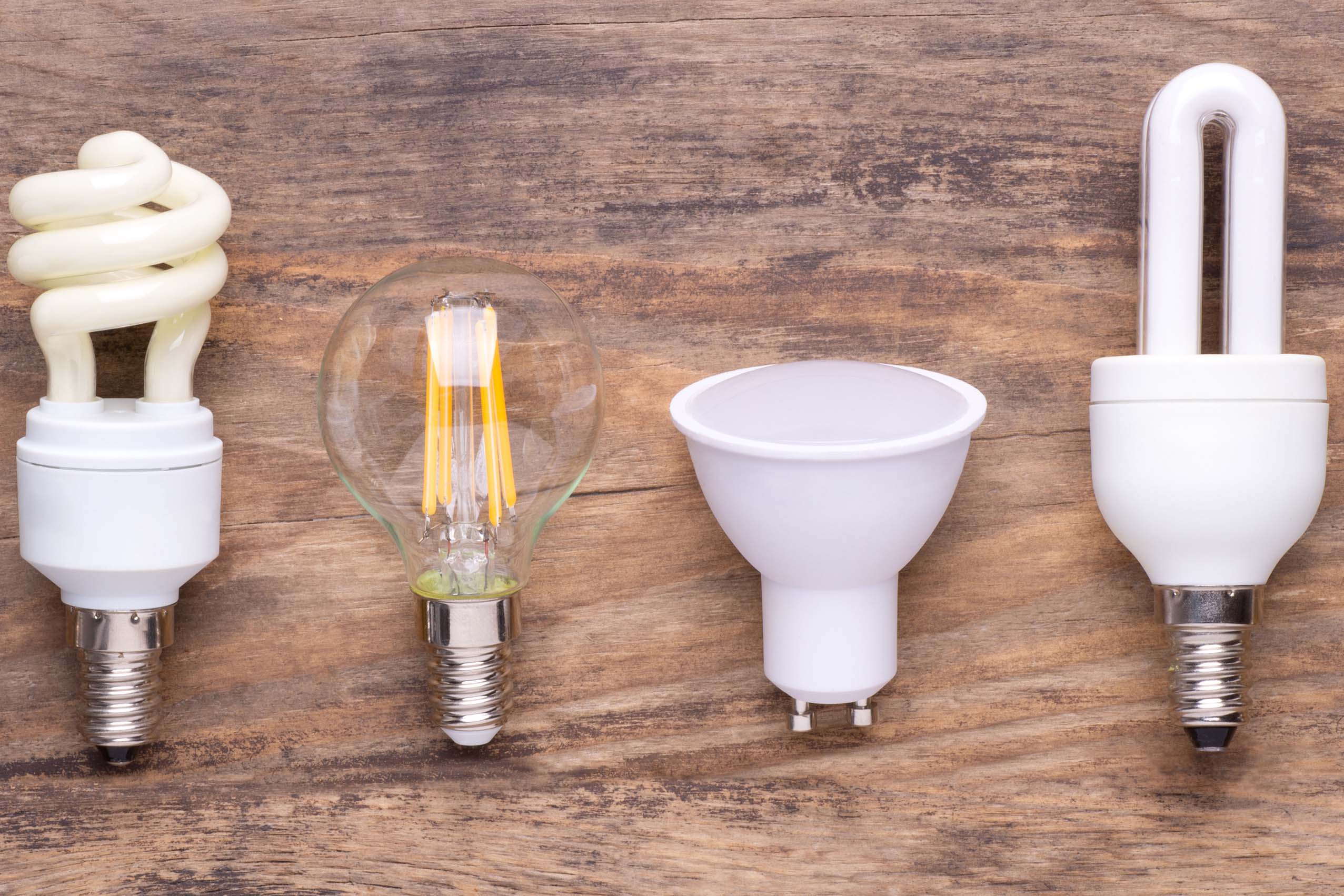 Different Types of Light Bulbs